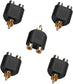 5pk Audio Cinch Y Adapter Verteiler Splitter 2 Chinch Buchse auf 1 RCA Stecker - Euroharry GmbH