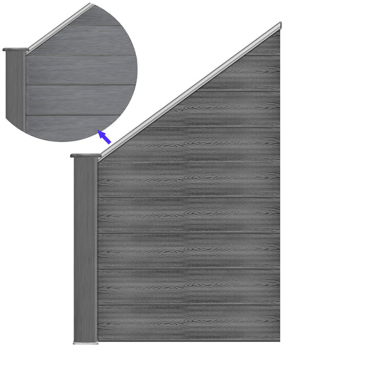 WPC Zaun Sichtschutzzaun Farbe - Euroharry GmbH