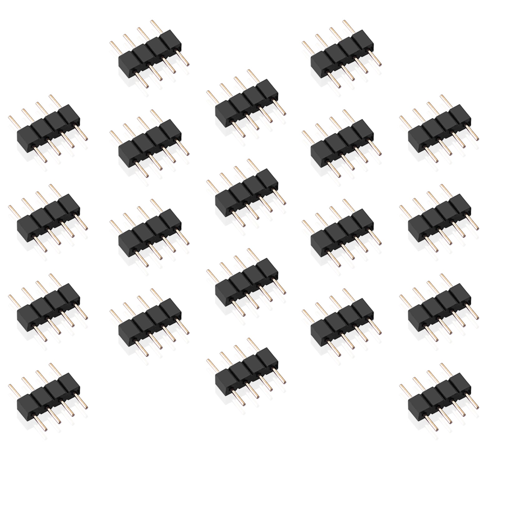 LED Streifenlicht Zubehör  4 Pin Pol Kabel Verbinder Kupplung