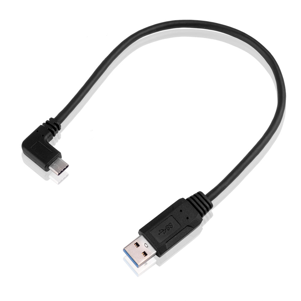 30cm 90-Grad-USB 3.0-Stecker zum Typ C-Datenladekabel Daten Aufladen Kabel - Euroharry GmbH