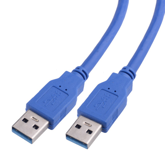 0,6m USB 3.0 A-Stecker auf A-Stecker USB-auf-USB-Kabel Kabel Blaue Datenübertragung - Euroharry GmbH