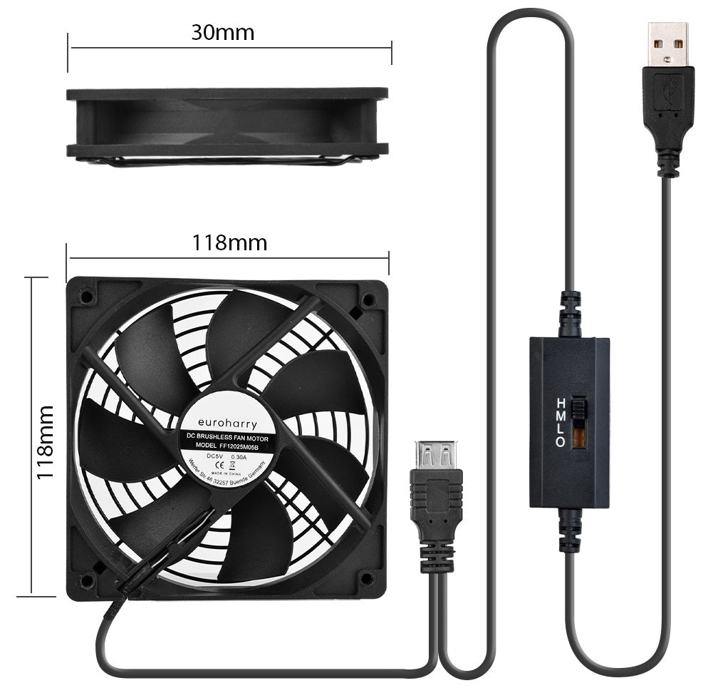 NGTFDCP Kanalventilator, 120mm 2700RPM Lüfterkühl Produktbild