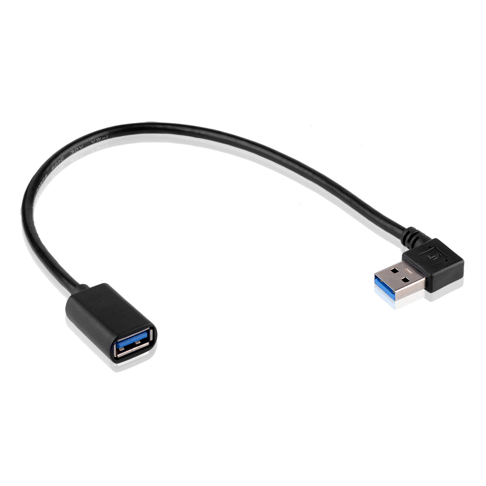 2 x USB 3.0 Modell - L Winkel Adapter - 90° Grad - A-Stecker zu A-Buch –  Euroharry GmbH