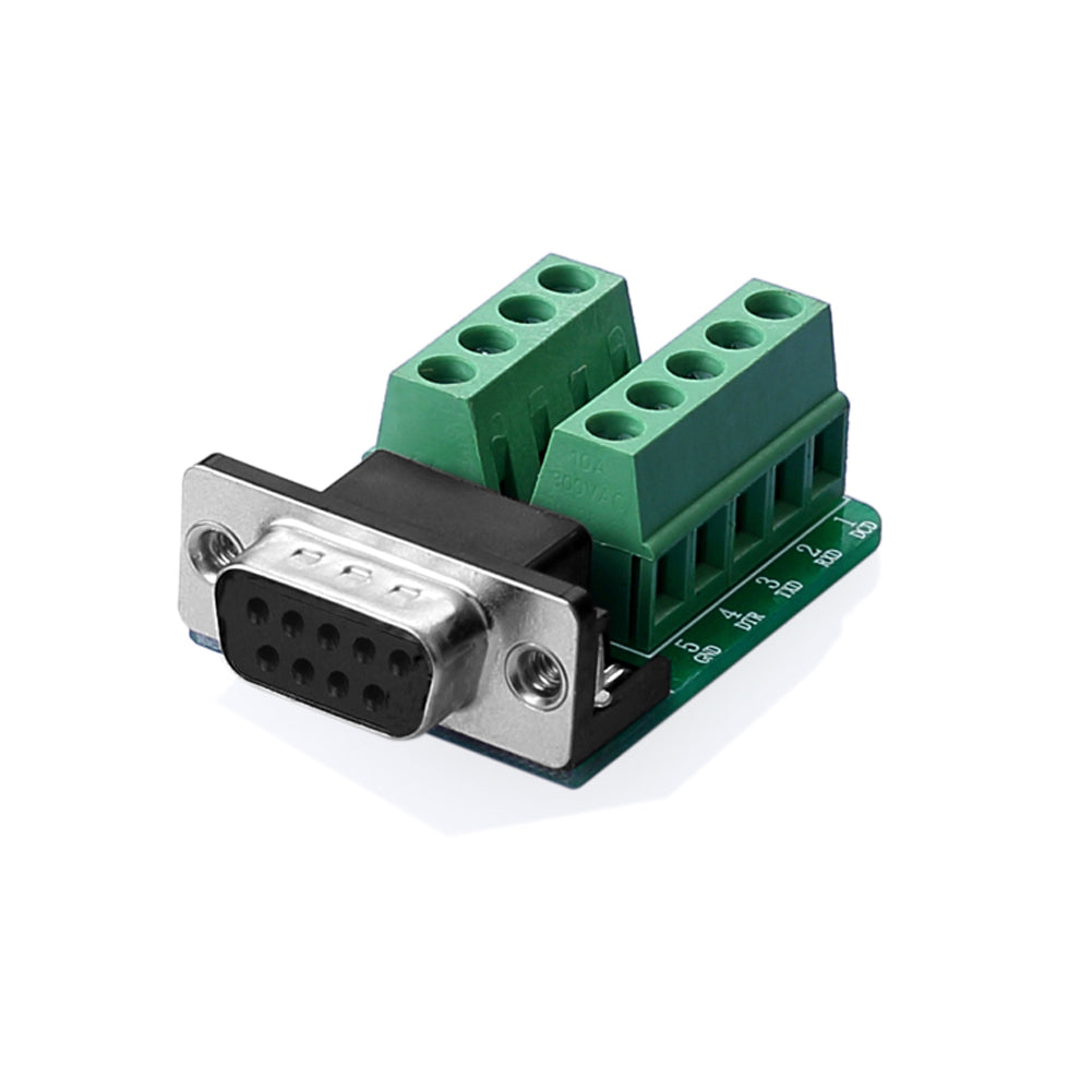RS232 D-SUB DB9 Buchse Adapter to Terminal Connector Signal Module - Euroharry GmbH