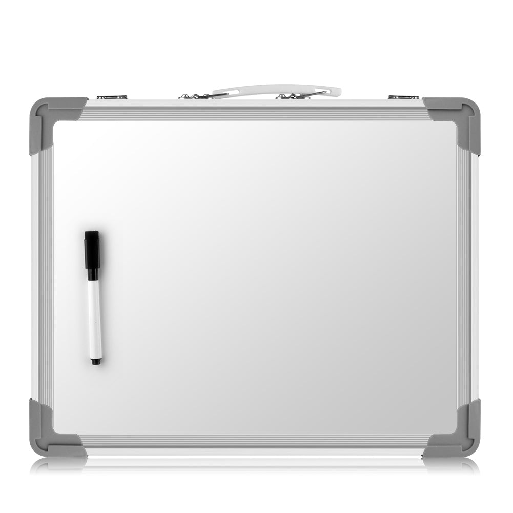 38x30cm/15"x12" Magnetische Kleines Desktop-Whiteboard-Staffelei, faltbare, doppelseitige Whiteboard-Tafel mit Trockenl?schfunktion, tragbares Whiteboard-Erinnerungsbrett - Euroharry GmbH