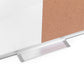 euroharry Kombinations notizbrett Whiteboard Magnetwand mit Alurahmen Magnetisch Whiteboard und Magnettafel Pinnwand Weiß lackier
